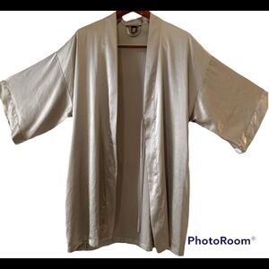 Victorias Secret Silk Robe gray Size XS/S